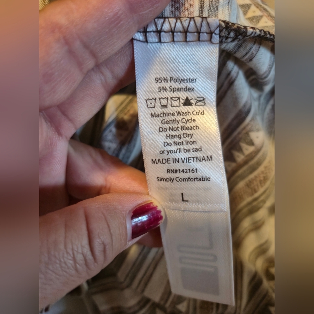 LuLaRoe Multicolor Striped Hoodie - Picture 4 of 4